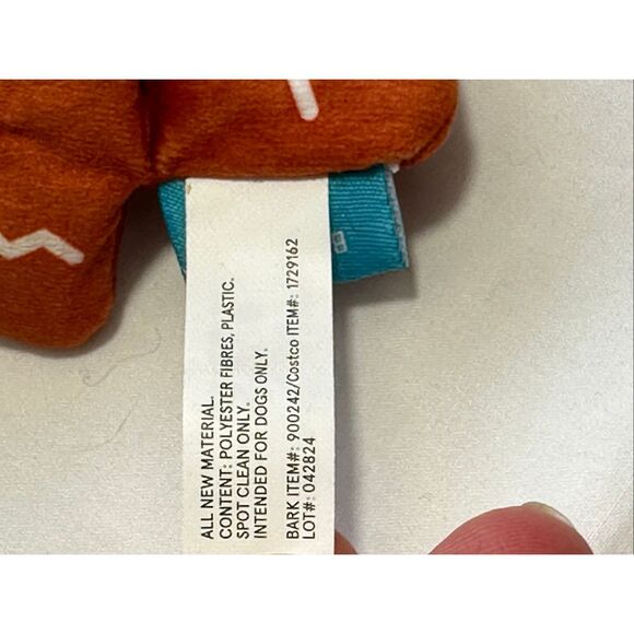 Bark Box Season's Sweetings Advent Calendar Day 18 Gingerbread Size S - Picture 5 of 6